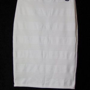 Joe B White Skirt with strips